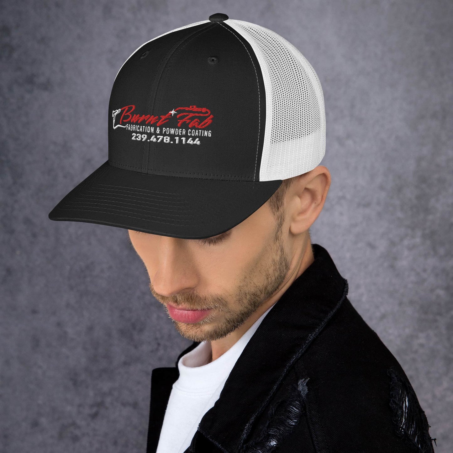 Burnt Fab Trucker Cap