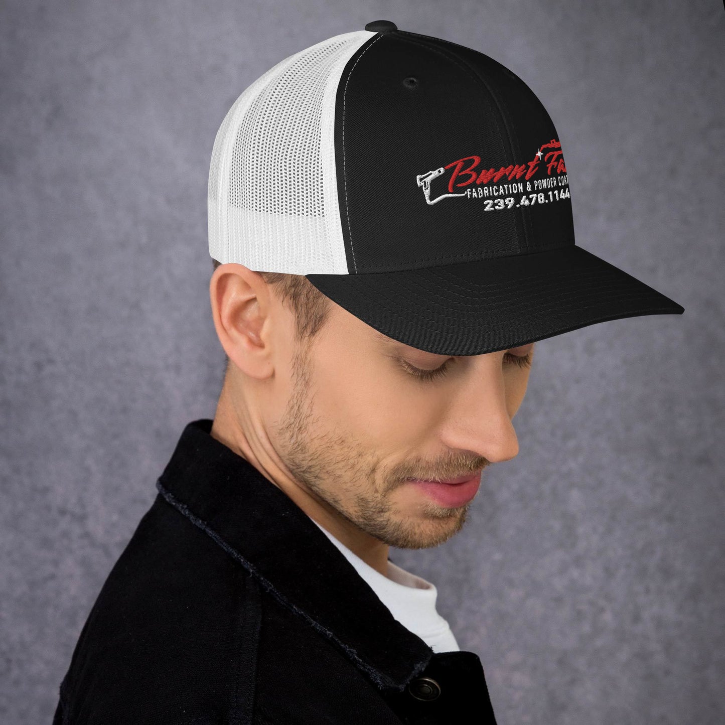 Burnt Fab Trucker Cap