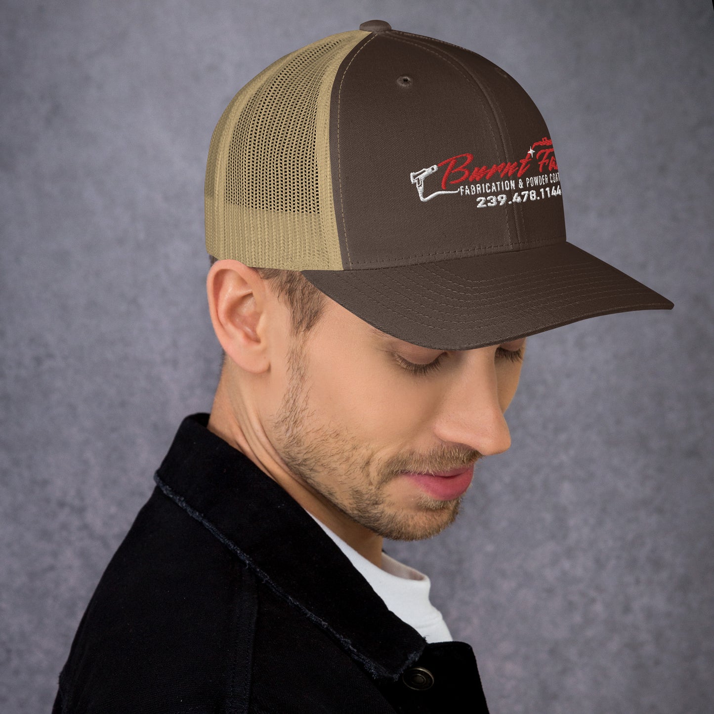 Burnt Fab Trucker Cap