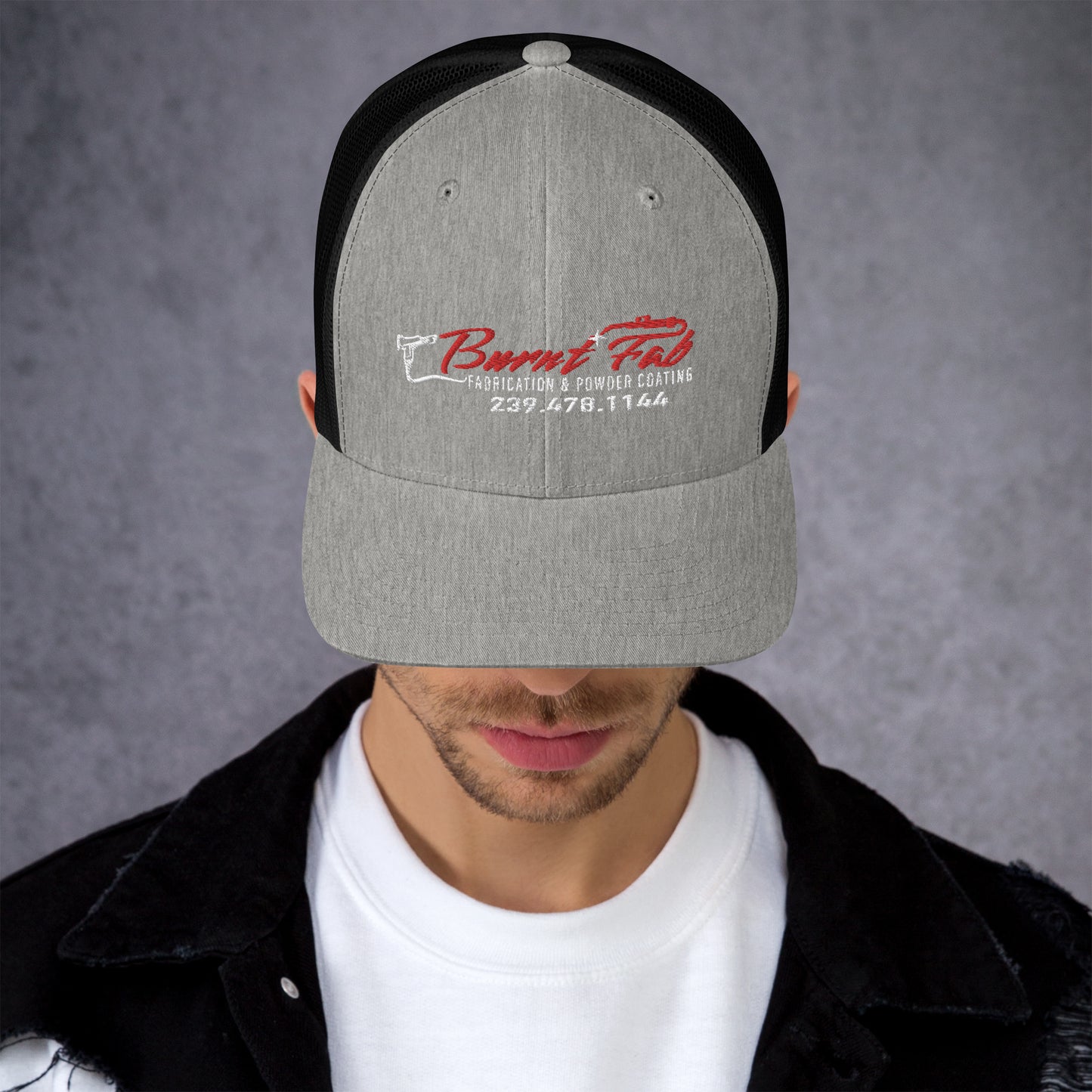 Burnt Fab Trucker Cap