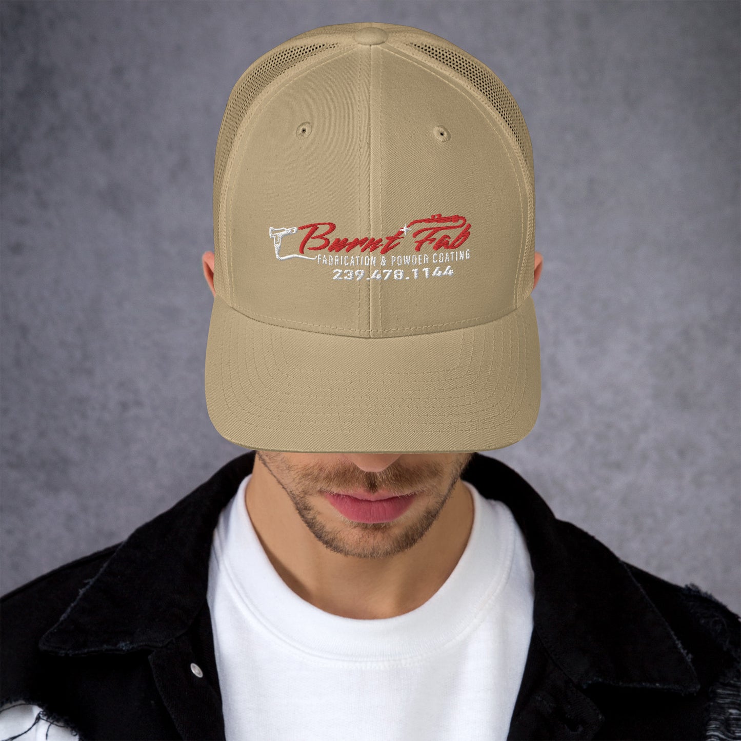 Burnt Fab Trucker Cap