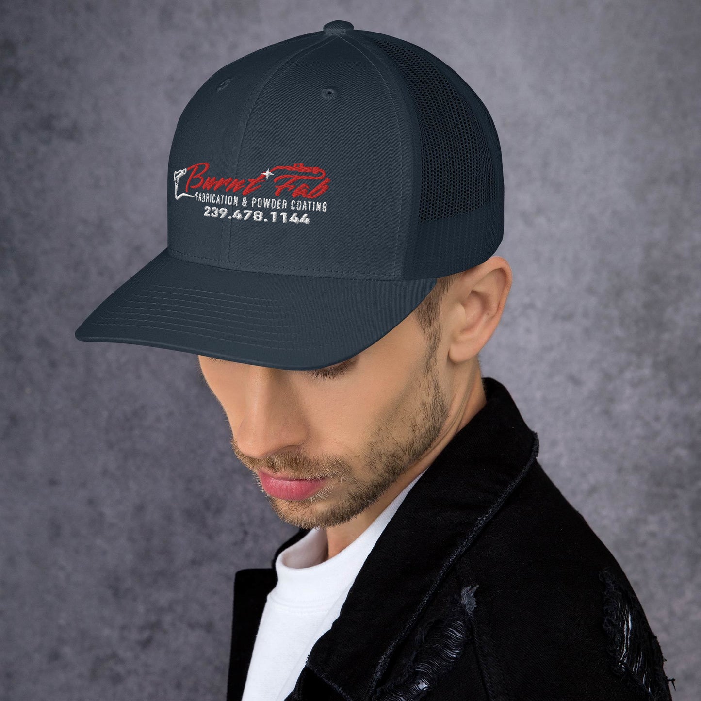 Burnt Fab Trucker Cap