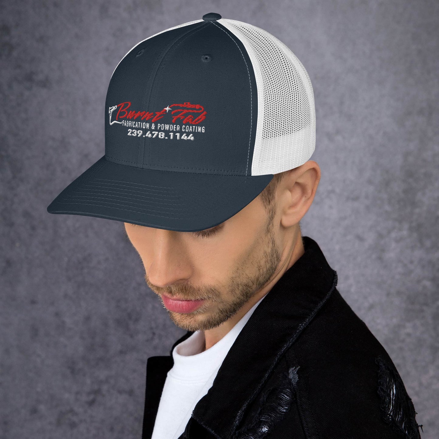 Burnt Fab Trucker Cap