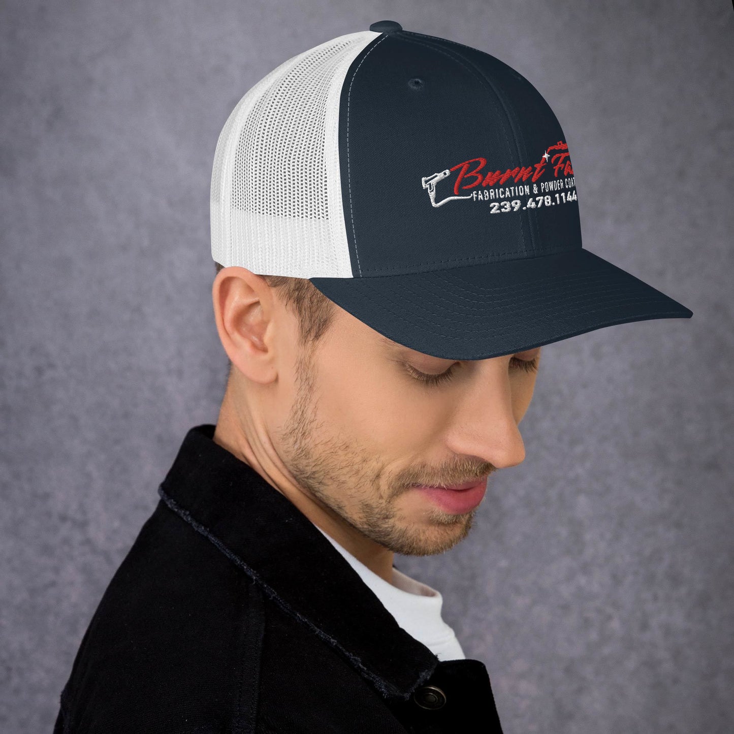Burnt Fab Trucker Cap