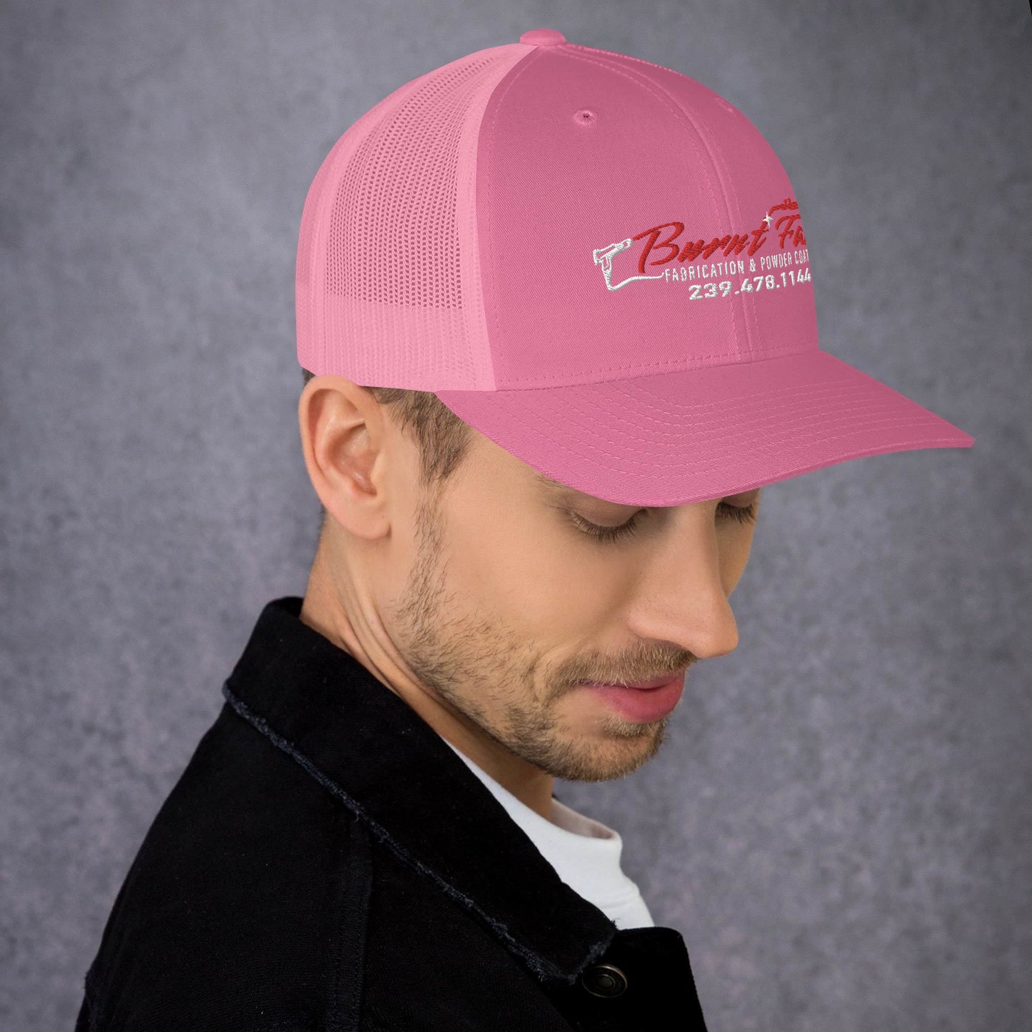 Burnt Fab Trucker Cap