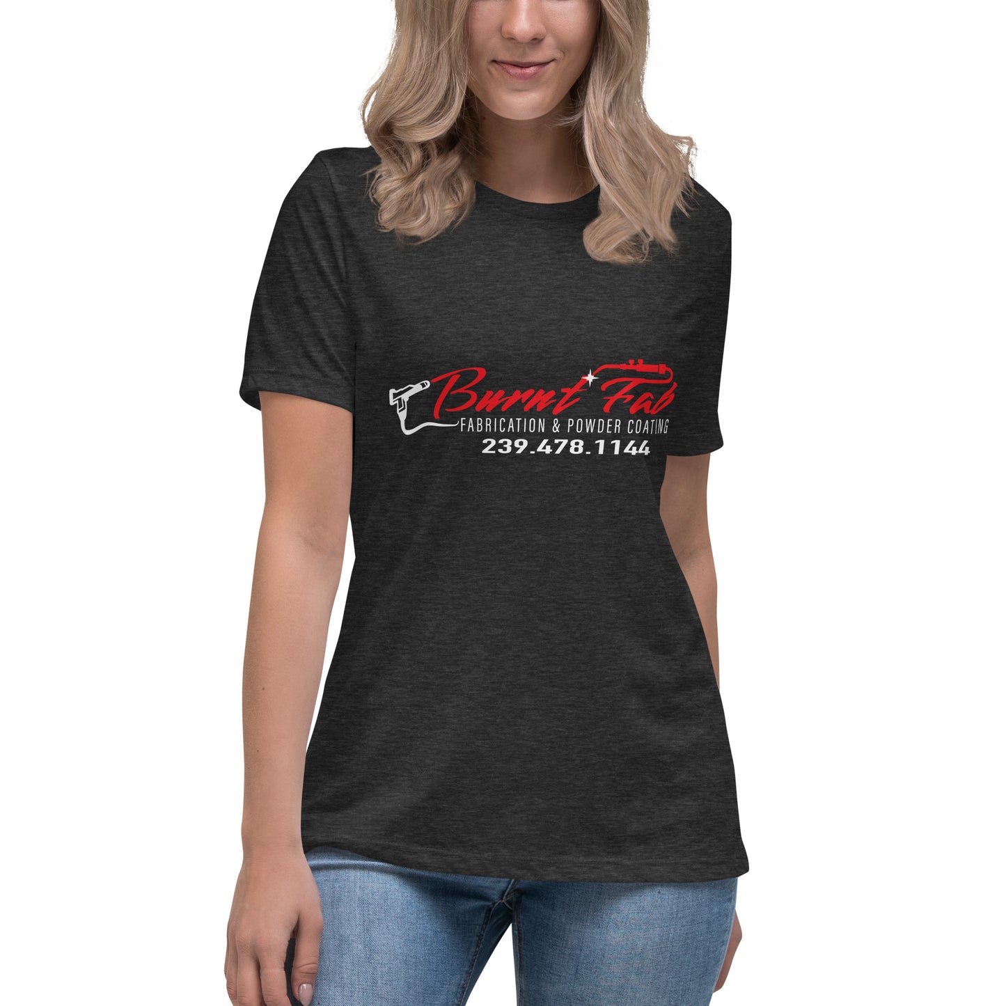 Women's Relaxed Burnt Fab T-Shirt