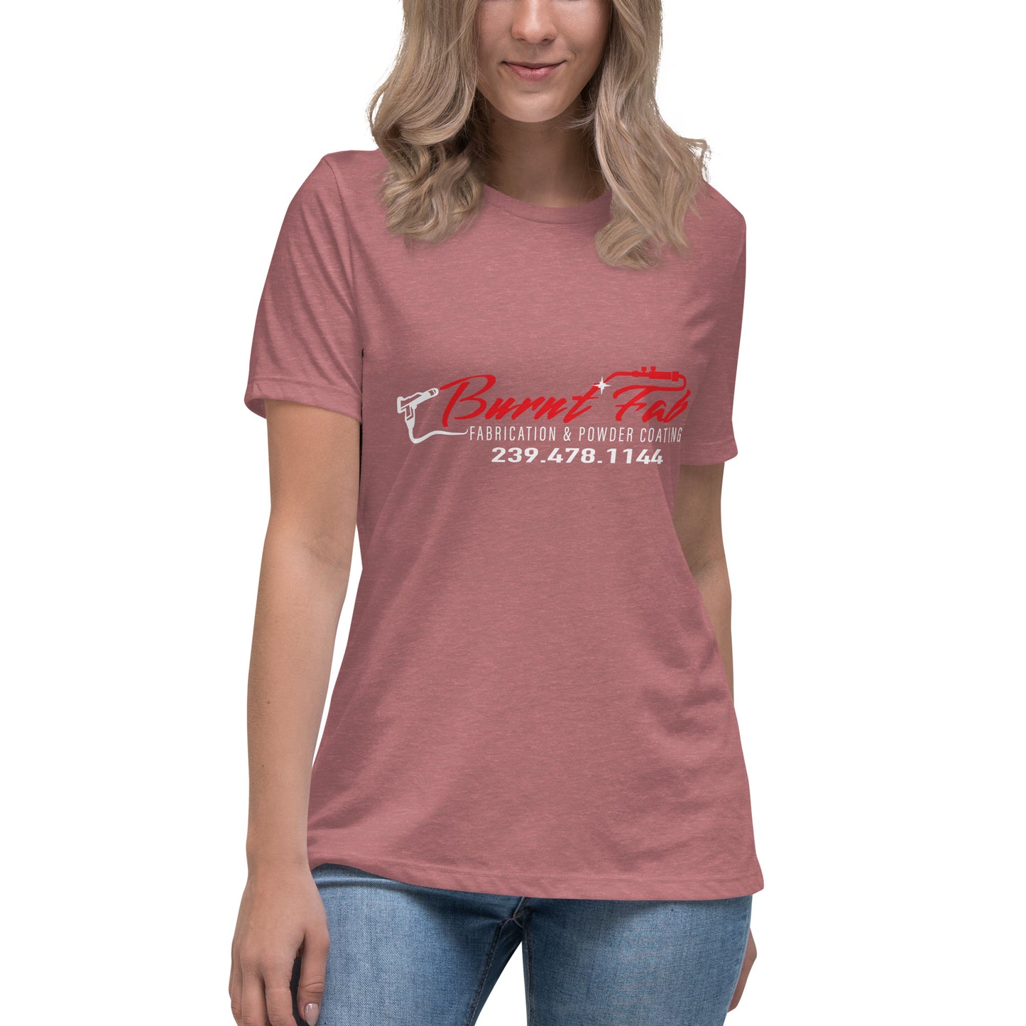 Women's Relaxed Burnt Fab T-Shirt