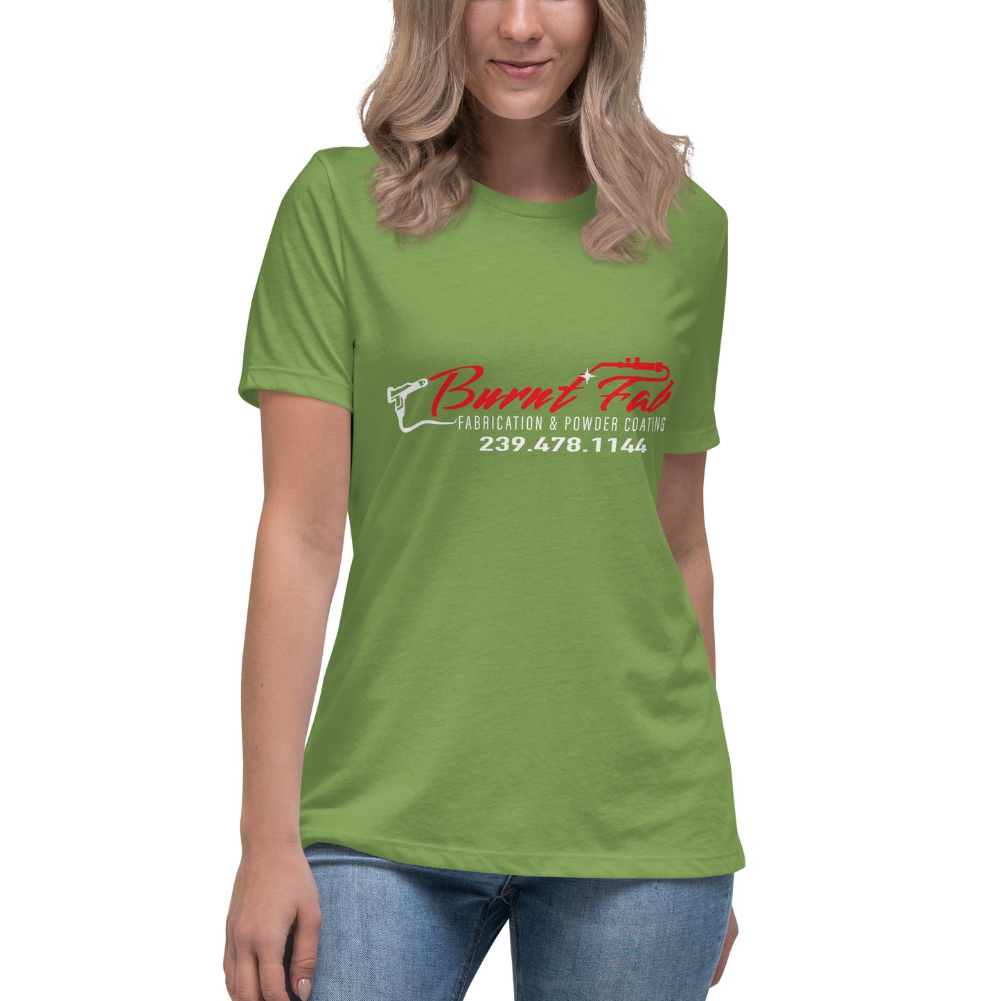 Women's Relaxed Burnt Fab T-Shirt
