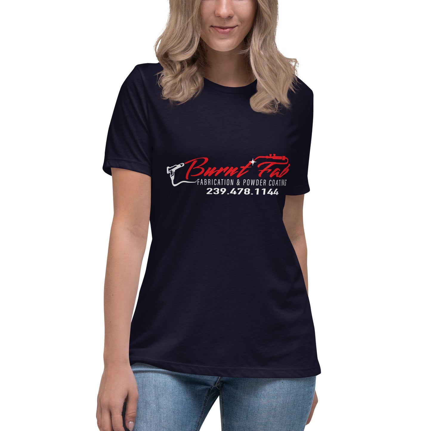 Women's Relaxed Burnt Fab T-Shirt